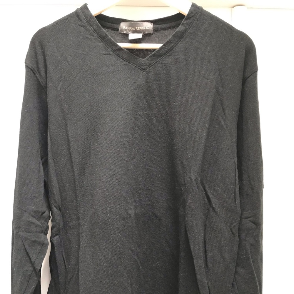 Banana Republic Grey V Neck Sweater